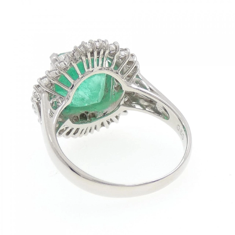 Nhẫn Emerald PT900 3.52CT - Hàng hiệu Chính hãng 852397