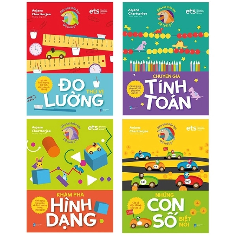Bộ Sách Siêu Sao Toán Học (Bộ 4 Cuốn) (2020) - Ajiana Chartterjee 744383