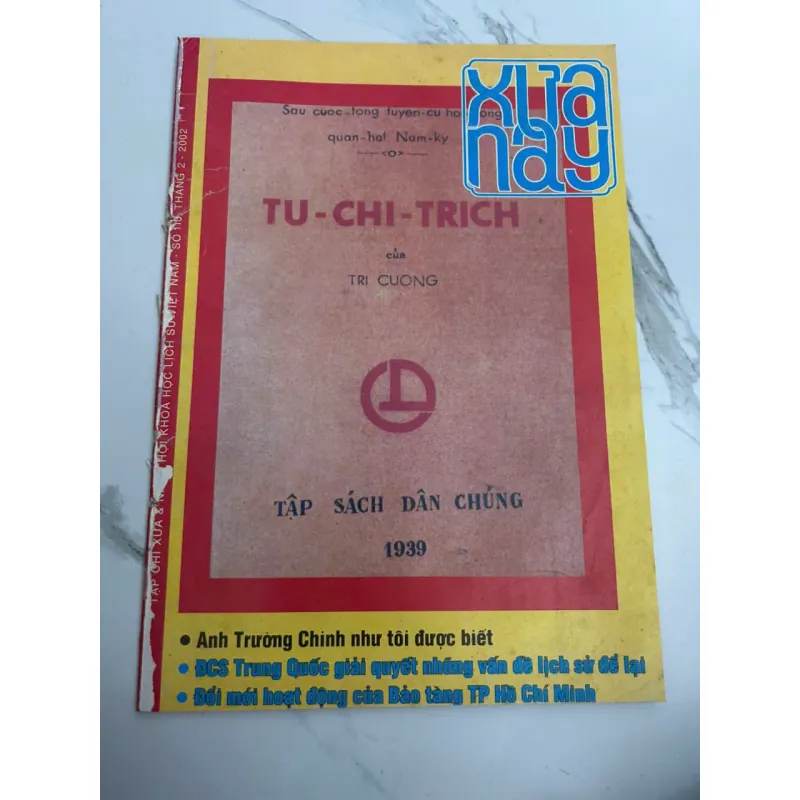 Tạp chí Xưa & Nay số 110 (2/2002) - Hội KH Lịch sử VN - Tạp chí/Lịch sử 701220
