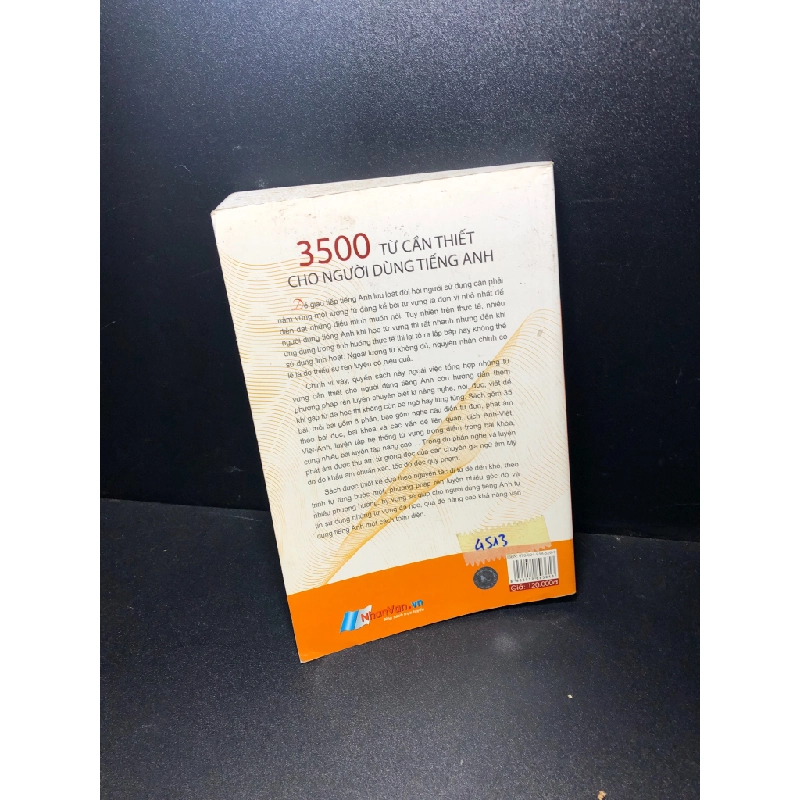 [59K/kg] 3500 từ cần thiết cho người dùng tiếng Anh Nguyễn Hoàng Thanh Ly mới 80% ố nhẹ HCM0411 365053
