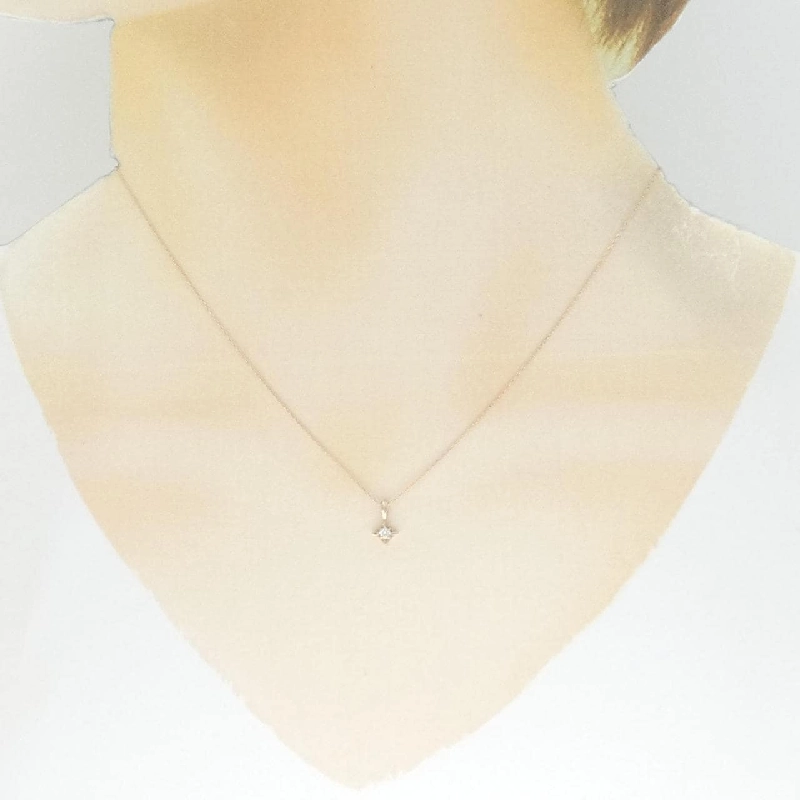 Dây chuyền kim cương K18PG 0.03CT - Hàng hiệu Chính hãng 861511