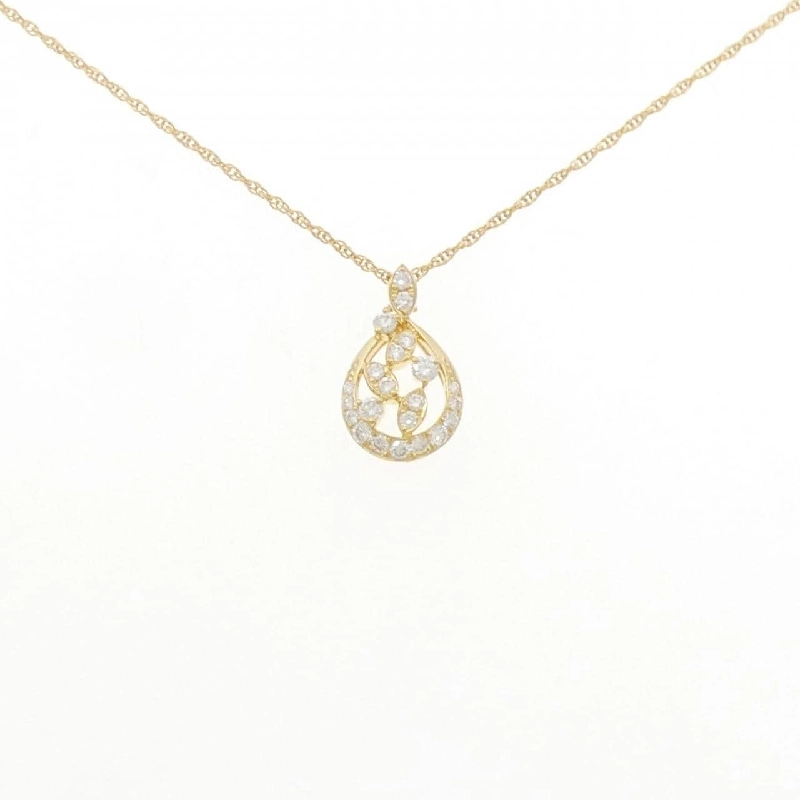 K18YG Dây chuyền kim cương 0.35CT - Hàng hiệu Chính hãng 860871