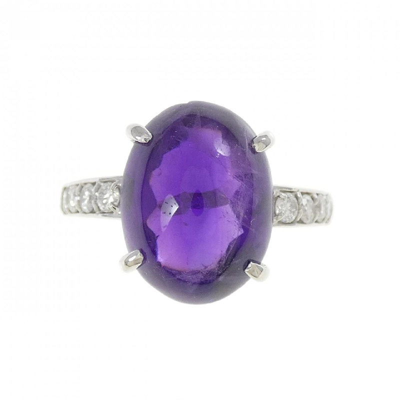 Nhẫn Amethyst PT900 - Hàng hiệu Authentic 852891