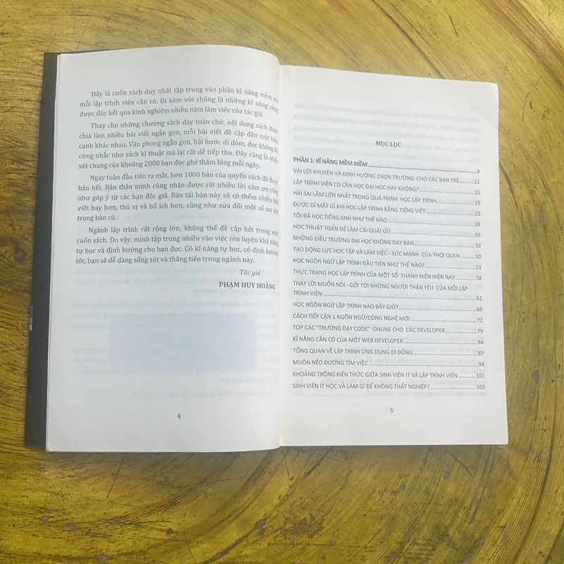 CODE DẠO KÍ SỰ- LẬP TRÌNH VIÊN ĐÂU PHẢI CHỈ BIẾT CODE- PHẠM HUY HOÀNG 699416