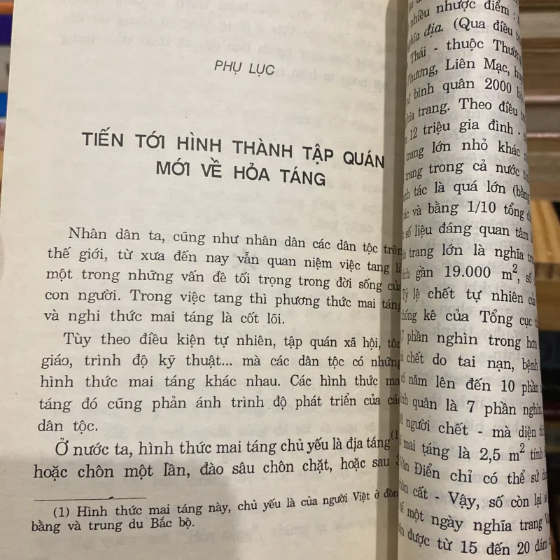 VIỆC TANG LỄ, LOẠI SÁCH PHONH TỤC (XB 1992) 760204