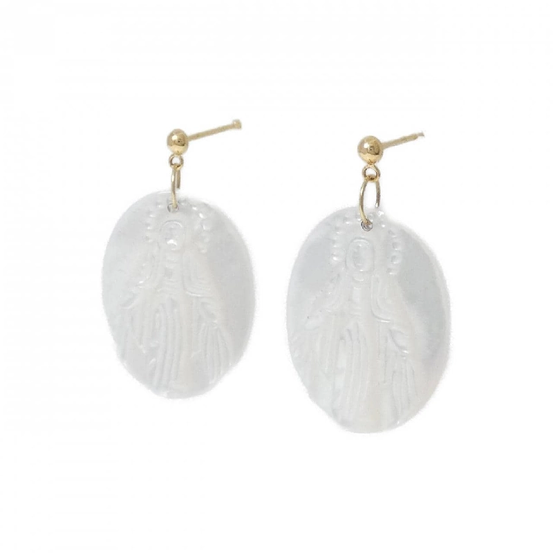 K18YG Ngọc trai mẹ Bông tai - Hàng hiệu Chính hãng 873331