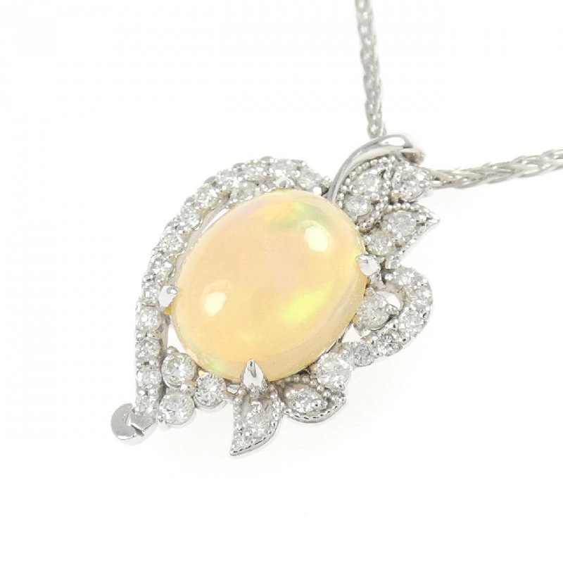 K18WG Opal Necklace 2.65CT - Hàng hiệu Chính hãng 861093
