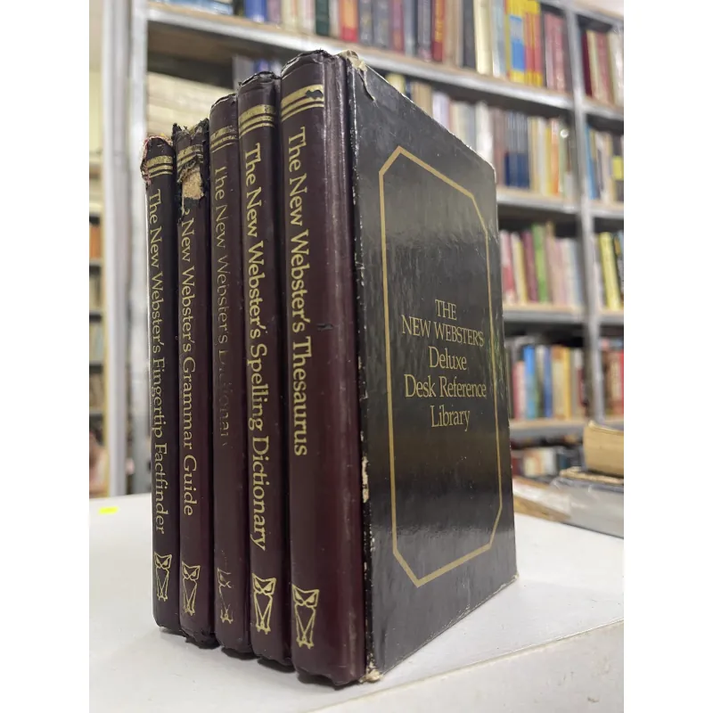 BỘ SÁCH THAM KHẢO TIẾNG ANH: THE NEW WEBSTER’S DELUXE DESK REFERENCE LIBRARY 957433