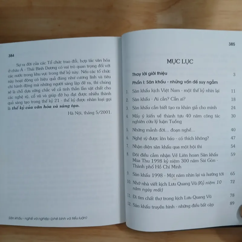 Sân Khấu Nghề & Nghiệp (Phê Bình & Tiểu Luận) - TS Lê Hoài Phương 780723