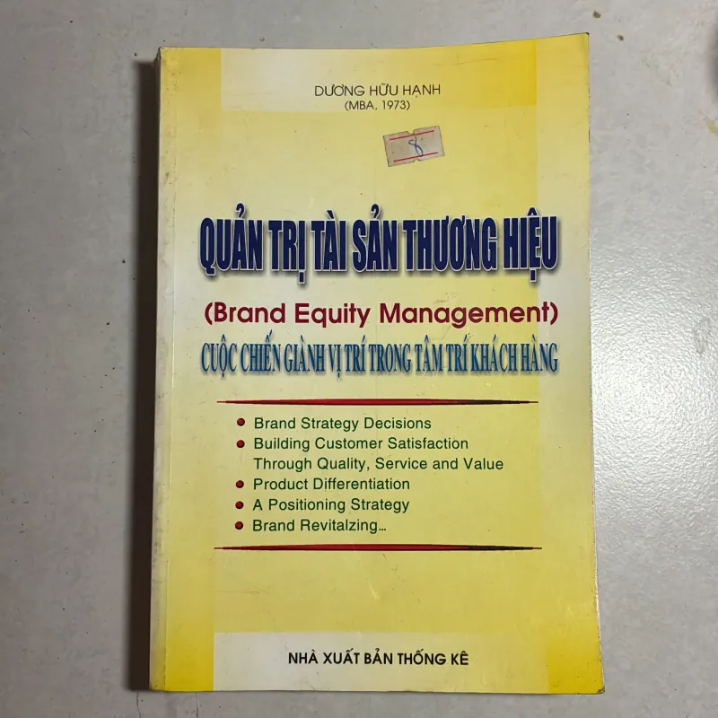 Quản trị tài sản thương hiệu - Dương Hữu Hạnh 797554