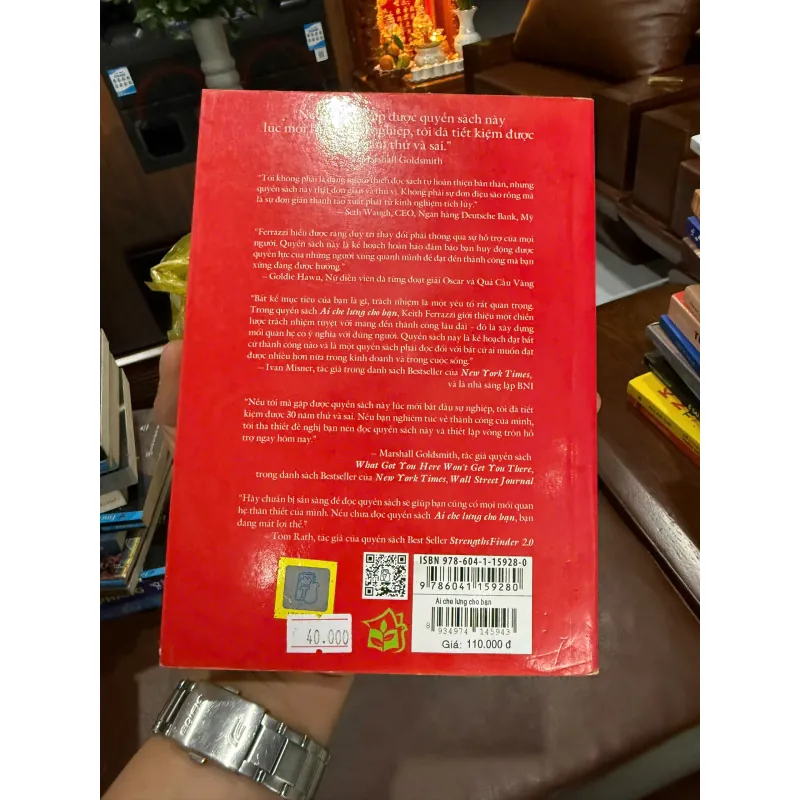 AI CHE LƯNG CHO BẠN (Who’s Got Your Back) – Keith Ferrazzi- K5 1032912