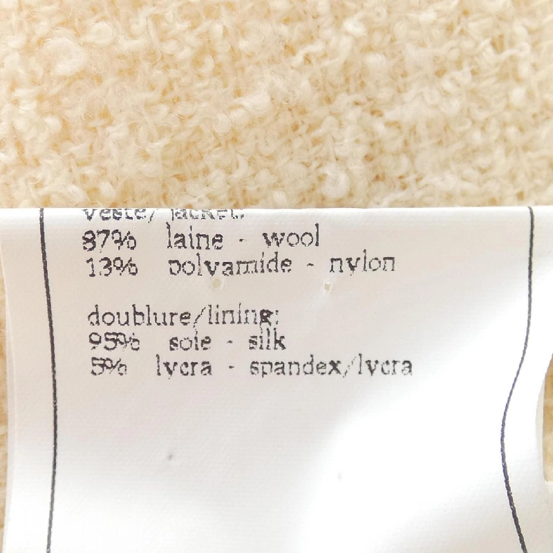 【Mã giảm giá】【Cổ điển】Áo khoác không cổ CHANEL 638432