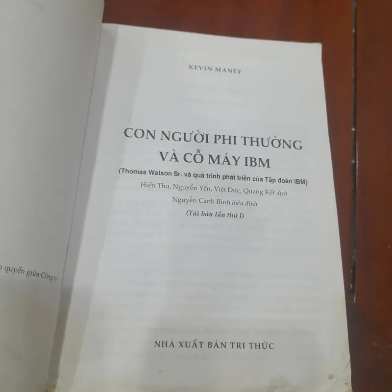 THOMAS WATSON, Con người phi thường và cổ máy IBM 557689