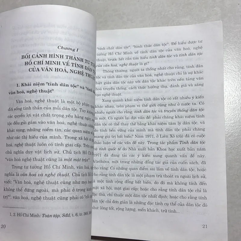 Tư tưởng Hồ Chí Minh về tỉnh dân tộc của văn hóa nghệ thuật - lê hữu Ái 797586