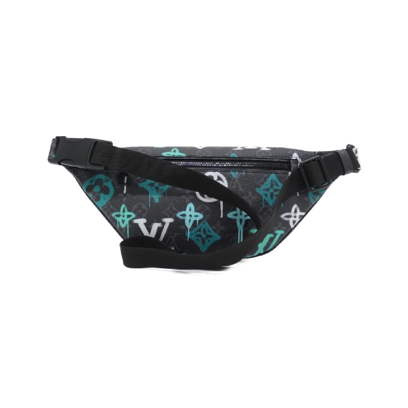 Túi đeo chéo Louis Vuitton Monogram Eclipse (LV Graffiti Veil) Discovery Bum Bag PM M21397 611799