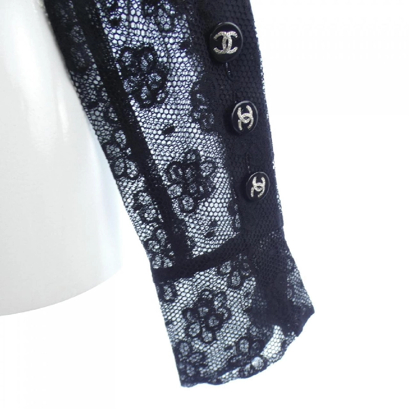 【Khuyến mãi】Áo khoác không cổ CHANEL 643785