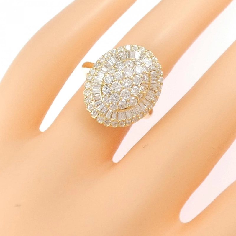 Nhẫn kim cương K18YG 2.00CT - Hàng hiệu Chính hãng 847809