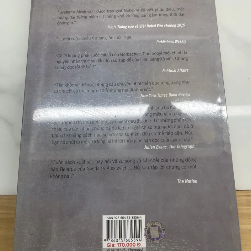 Lời nguyện cầu Chernobyl Svetlana Alexievich seal 572361