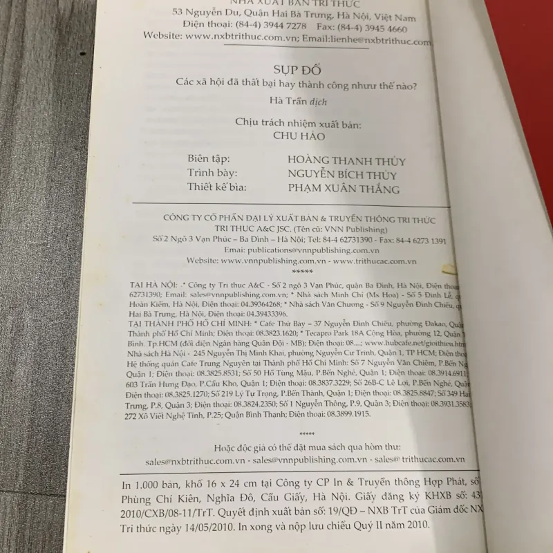 Sụp đổ, các xã hội đã thất bại hay thành công như thế nào. 3b1 757032