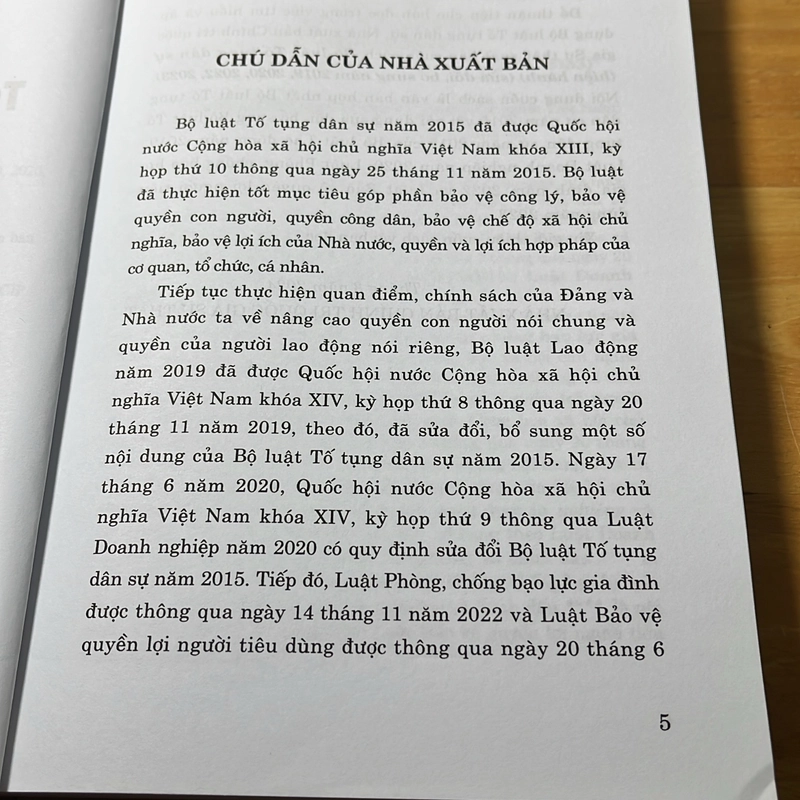 Bộ luật Tố tụng dân sự 2015 sửa đổi 547965