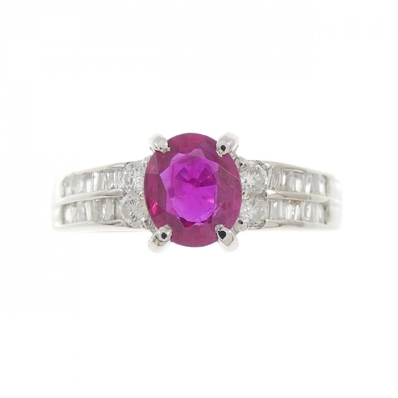 Nhẫn ruby PT900 0.71CT 667351