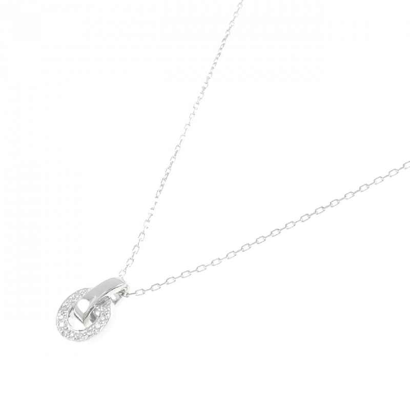 K18WG Dây chuyền kim cương - Hàng hiệu Authentic 860194