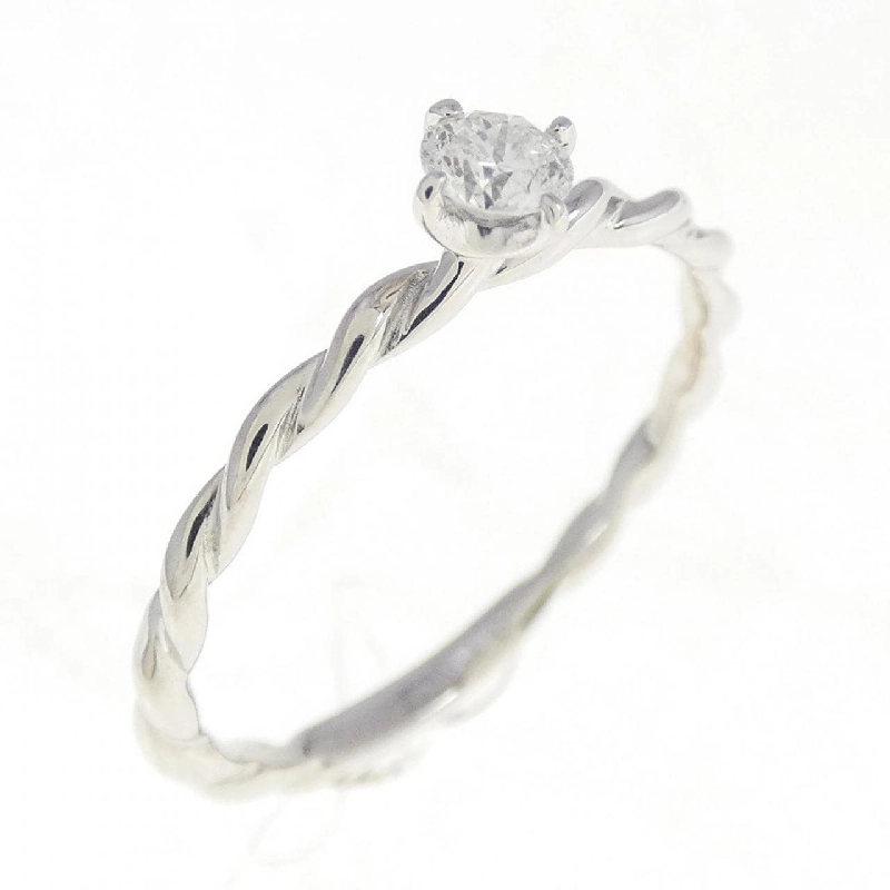 Nhẫn kim cương K18WG 0.10CT 672825