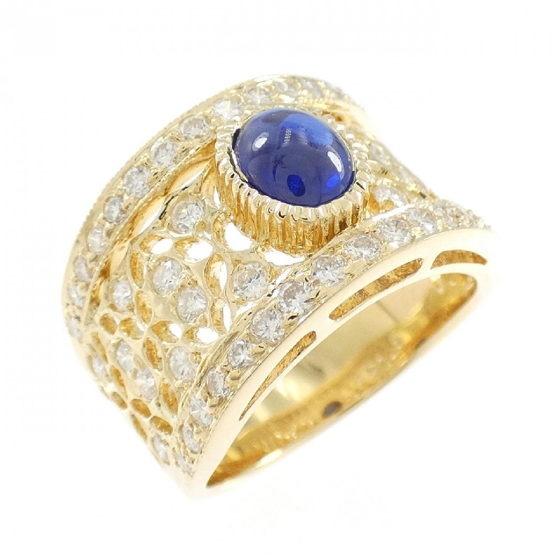 Nhẫn Sapphire K18YG 1.03CT - Hàng hiệu Chính hãng 855413