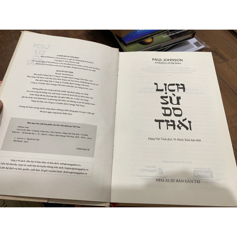 Lịch Sử Do Thái * The History of the Jews | Paul Johnson 316926