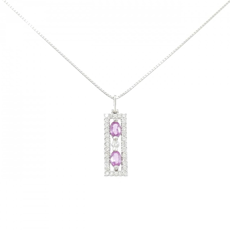 Dây chuyền Sapphire PT900/PT850 0.64CT - Hàng hiệu Chính hãng 857752