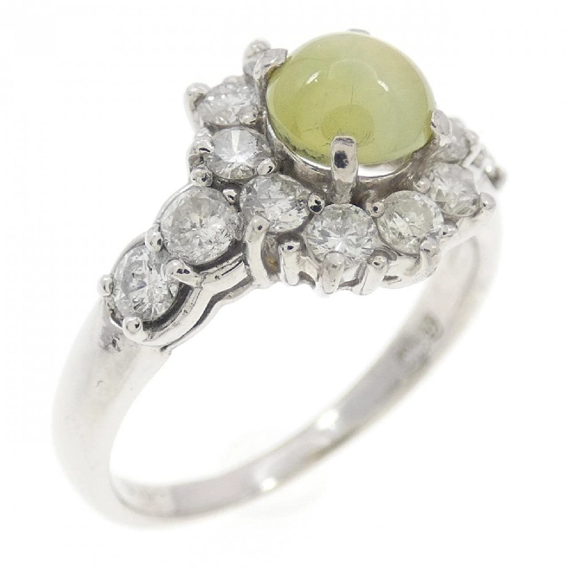 Nhẫn PT900 Chrysoberyl Cat's Eye 0.97CT - Hàng hiệu Chính hãng 850487