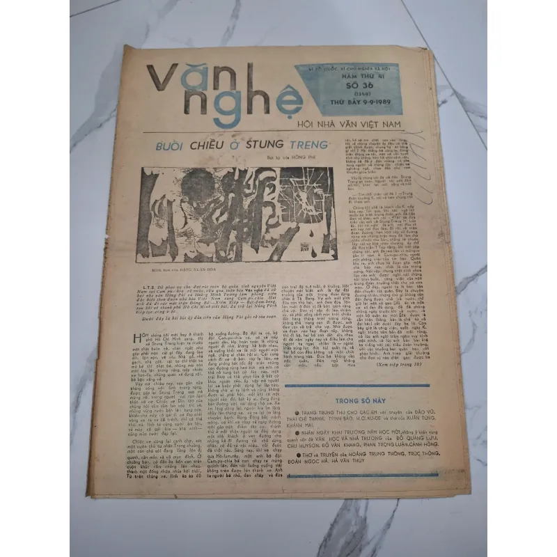 Báo Văn nghệ Số 36 (1349) - Hồng Phi, Đào Vũ - Báo văn học nghệ thuật 960279