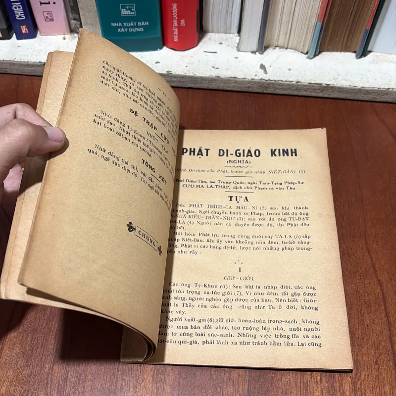 [Sách Xưa] - II Sách Phật Giáo: Phật Di Giáo Kinh - PL. 2516•1953 762081