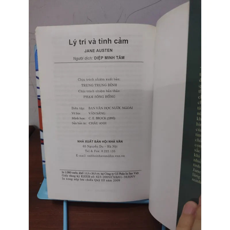 Sách: Lý trí và tình cảm - TG: Jane Austen 974056