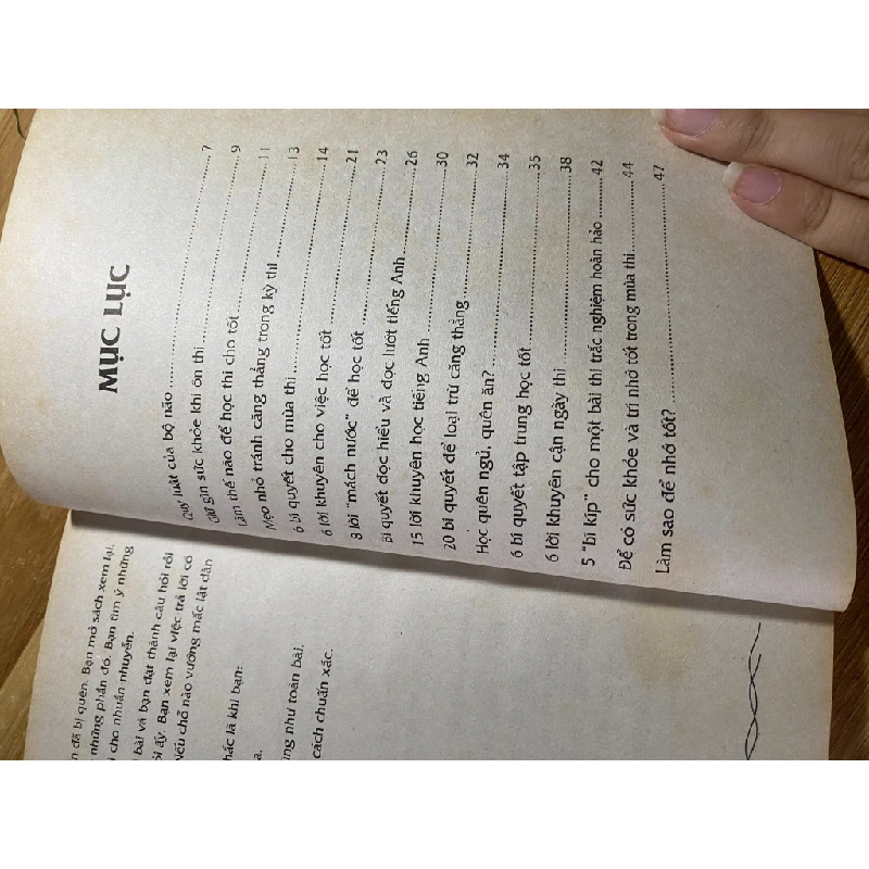 Những lời khuyên trong học và thi cử 532243