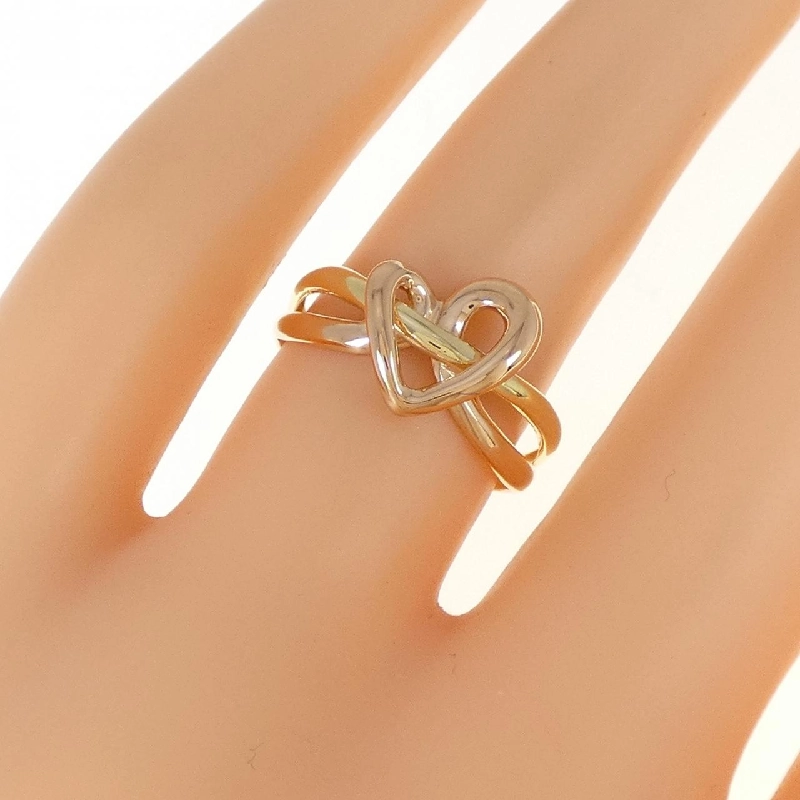 Nhẫn hình trái tim K18YG/K18PG 673312