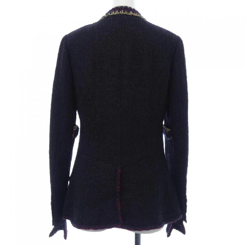 【Khuyến mãi】Áo khoác không cổ CHANEL 636738