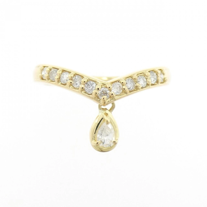 Nhẫn kim cương K18YG 0.31CT 667671