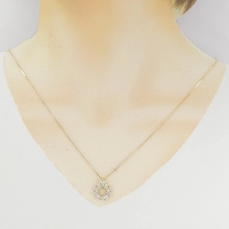 K18YG Dây chuyền kim cương 1.00CT - Hàng hiệu Chính hãng 863956