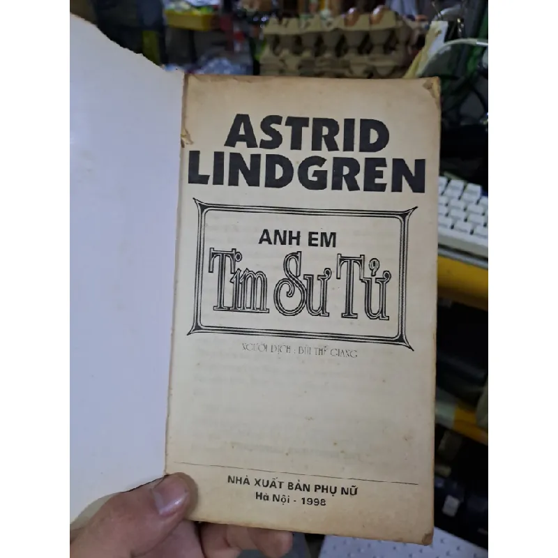Anh em tim sư tử mới 70% ố rách bìa 1998 Văn học nước ngoài HCM1709 559906