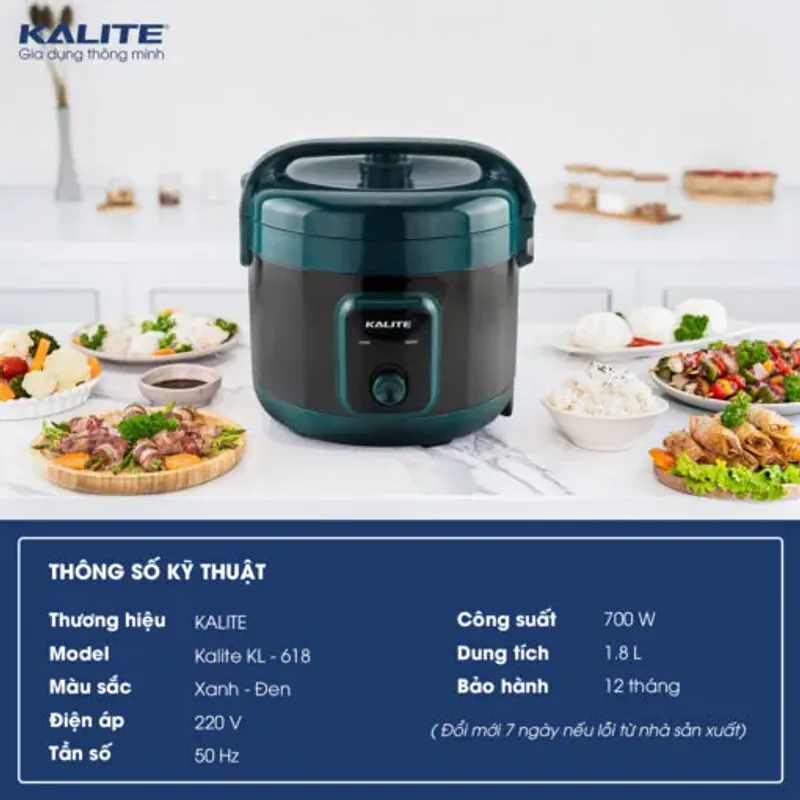 ✨ KL-618: Nồi cơm đẹp – bền – nấu ngon mọi bữa ăn 💛 714227