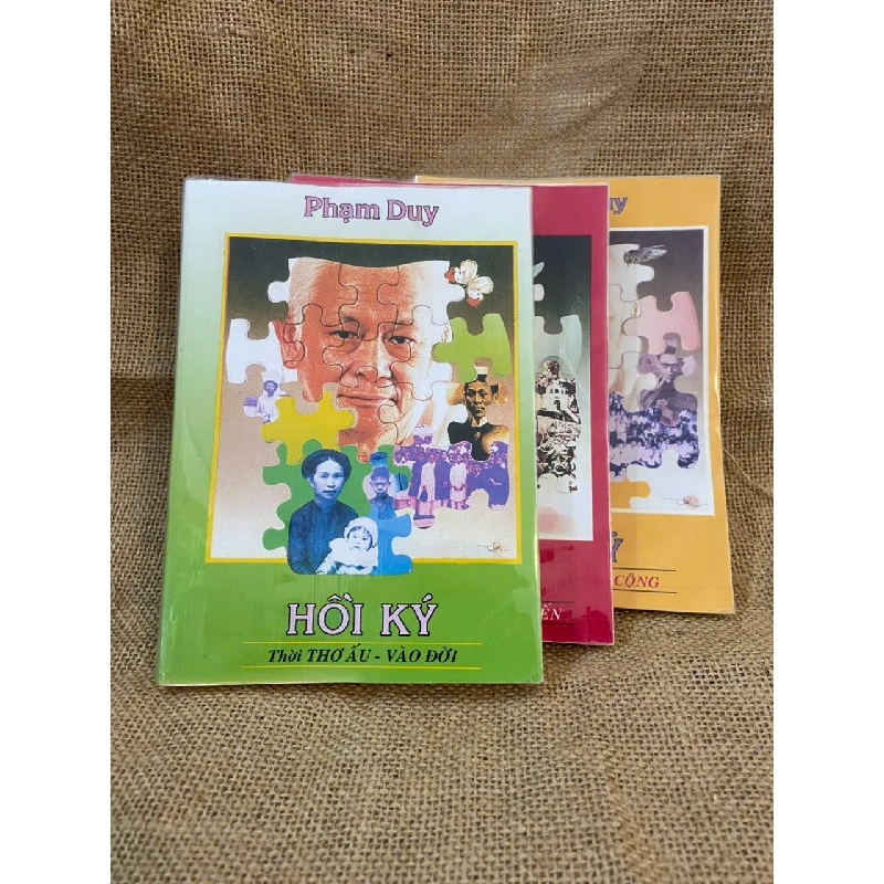 Remake Hồi ký Phạm Duy (Bộ 3 cuốn) 1990 mới 90% có bìa kính Văn học Việt Nam NSX1004 1007717