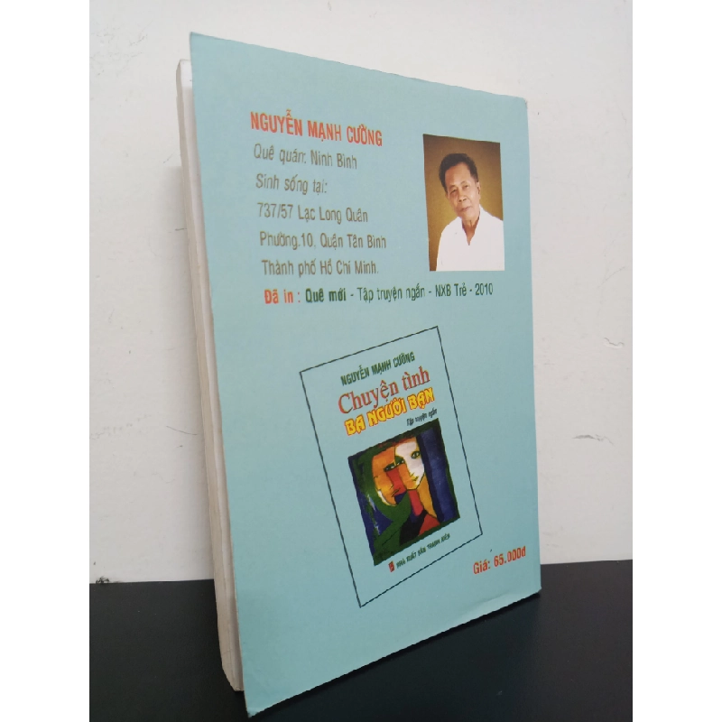 Chuyện Tình Ba Người Bạn (2011) - Nguyễn Mạnh Cường Mới 80% (có chữ ký) HCM.ASB1903 341279