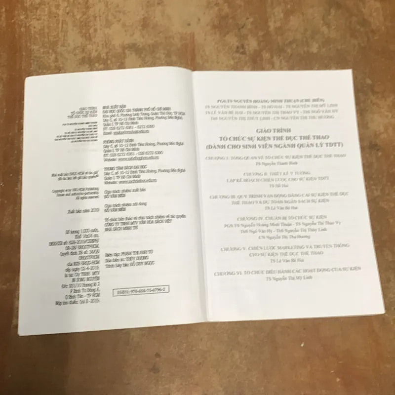 GIÁO TRÌNH TỔ CHỨC SỰ KIỆN THỂ DỤC THỂ THAO 781361