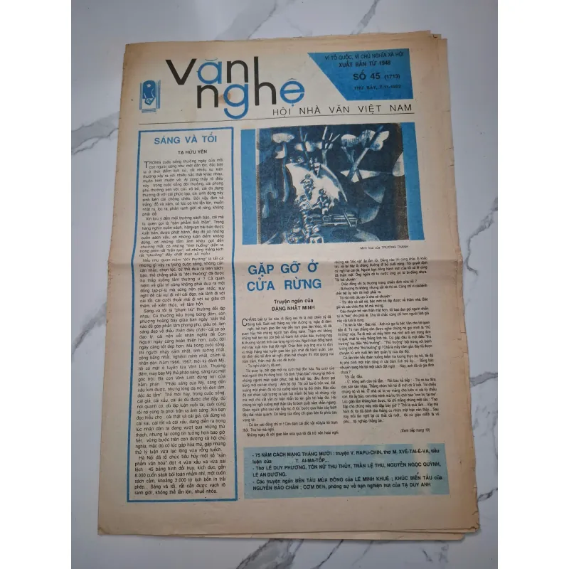 Báo Văn Nghệ số 45 (1713), 7-11-1992 - Đặng Nhật Minh - Truyện ngắn 799270