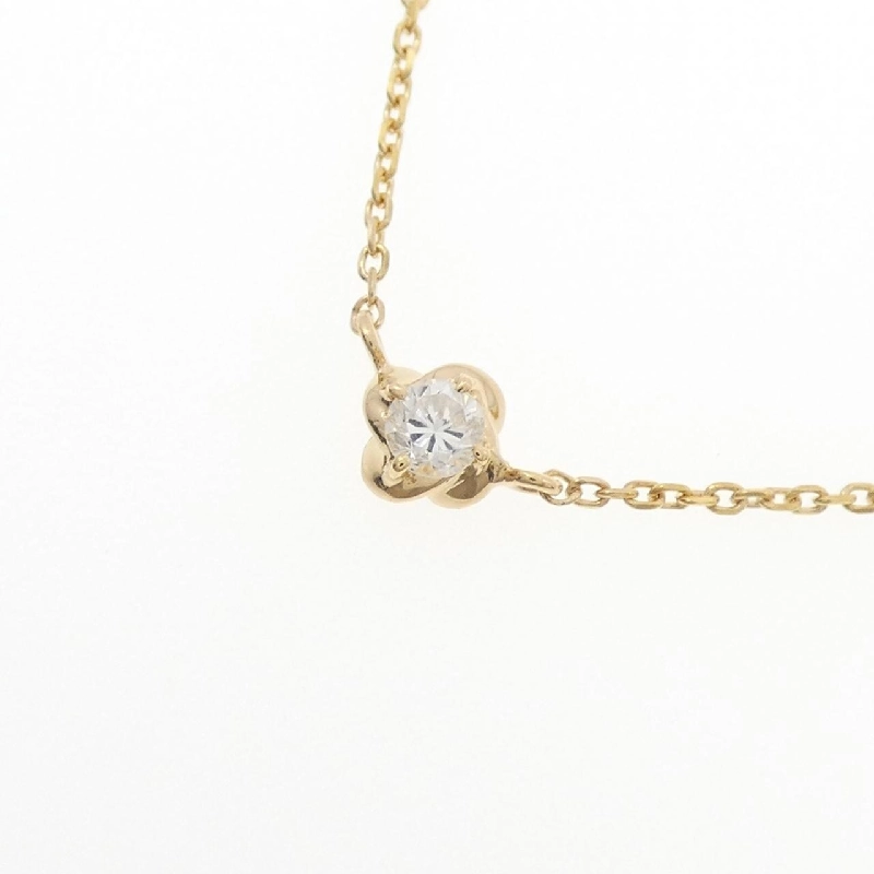 Dây chuyền kim cương K18YG 0.10CT - Hàng hiệu Chính hãng 857104