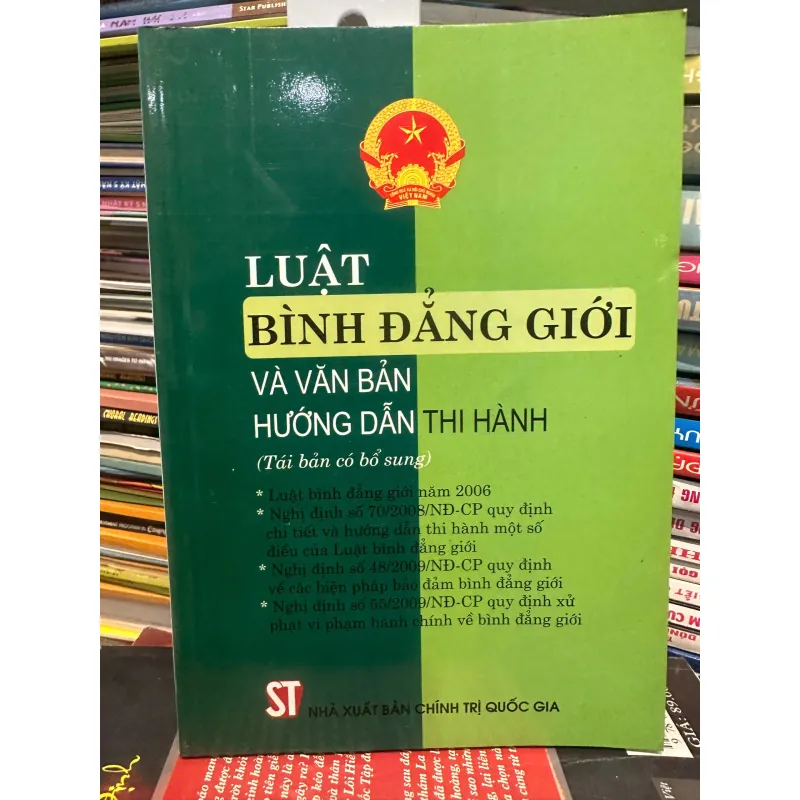 LUẬT 2 BÌNH ĐẲNG GIỚI VÀ VĂN BẢN HƯỚNG DẪN THI HÀNH 736016