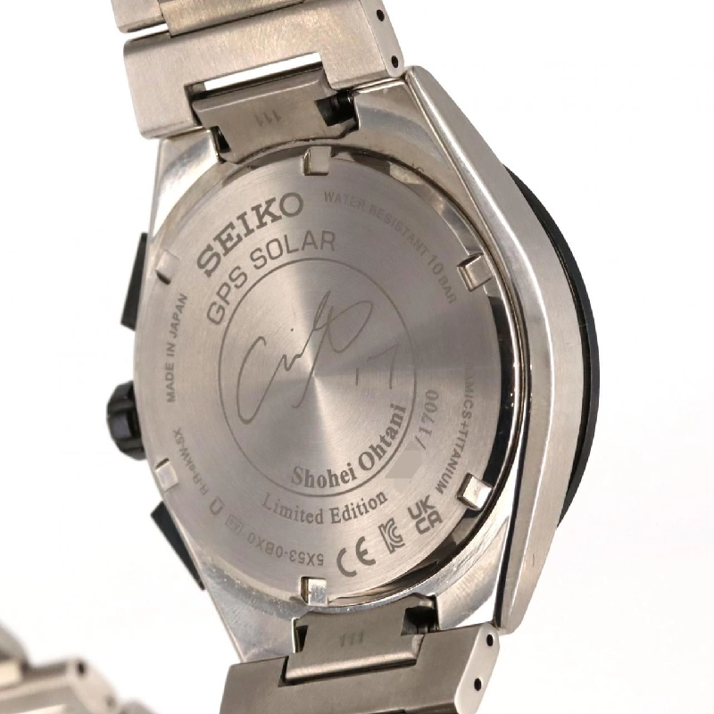 Đồng hồ GPS Seiko Astron sóng điện từ - Shohei Ohtani LIMITED 5X53-0BX0/SBXC125 TI Solar Quartz - Hàng hiệu Chính hãng 880920
