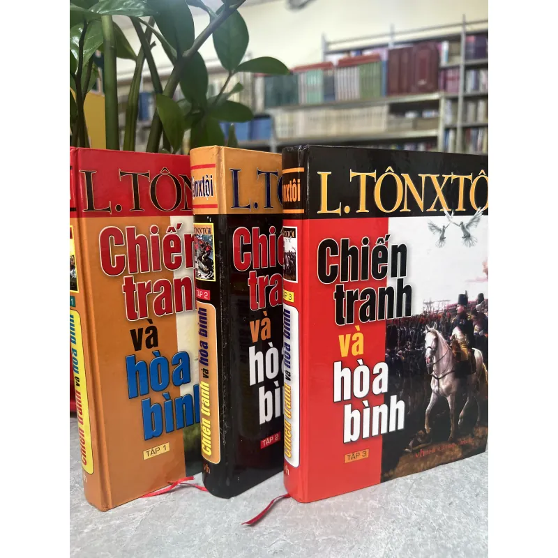 CHIẾN TRANH VÀ HOÀ BÌNH (BỘ 3 CUỐN - BÌA CỨNG) - L.TÔNXTÔI 1019284