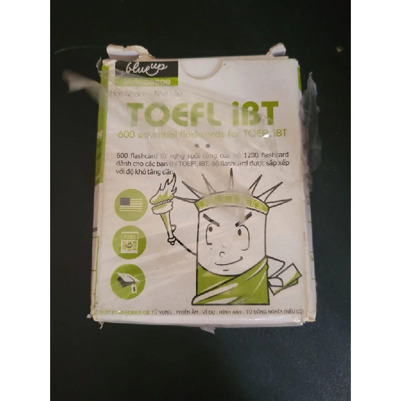 Toefl iBT phần 2 mới 90% bẩn hộp Blueup HCM2205 HỌC NGOẠI NGỮ 461325